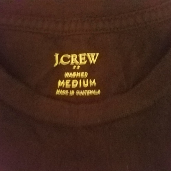 jcrew factory black cotton tshirt size medium - Picture 3 of 3